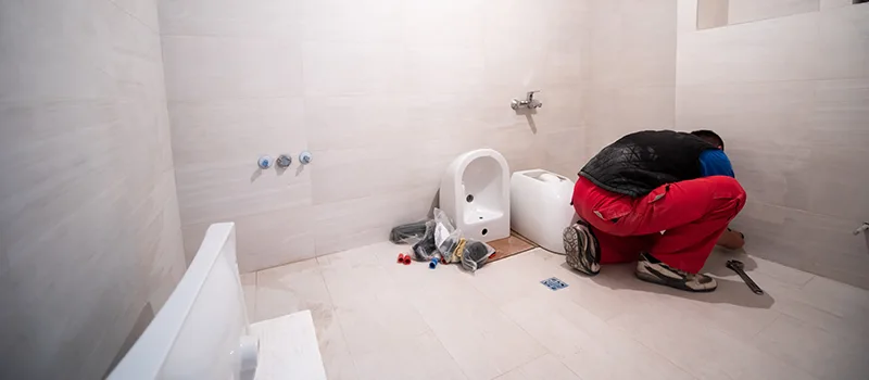 Basement Bathroom Shower Installation in Nobleton, Ontario